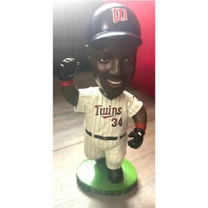 Kirby Puckett # 34 Bobblehead Fist Pump MN Twins 1991 World Series 2001 Figure